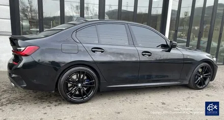 BMW G20 M340i 휠수리 후 블랙유광 휠도색 / 용인 처인구