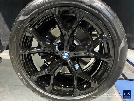 BMW X5 휠수리 후 블랙유광 휠도색 / 용인 처인구