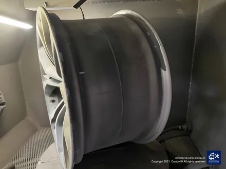 BMW X5 50i 휠수리 후 블랙유광 휠도색 / 용인 처인구