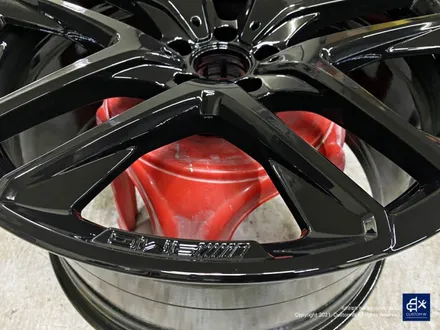벤츠 GLE53 AMG 쿠페 블랙유광 휠도색 + 레드 캘리퍼 도색 / 용인 처인구