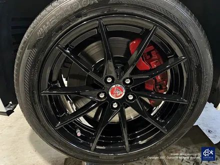 재규어 F타입(F-TYPE) 휠수리 후 블랙유광 휠도색 / 용인 처인구
