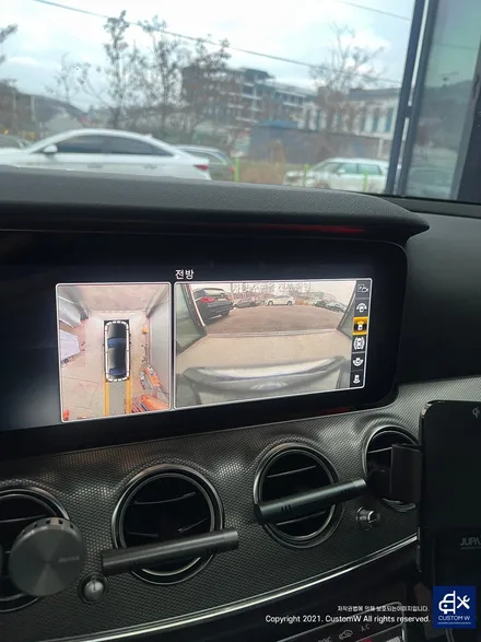 벤츠 W213 E220D 순정 어라운드뷰 360카메라, 와이드콕핏, 멀티빔라이트 설치. / 용인 처인구
