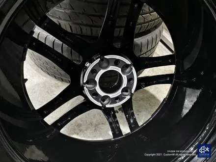 벤츠 E63 AMG 휠 교환 후 블랙유광 휠도색 / 용인 처인구