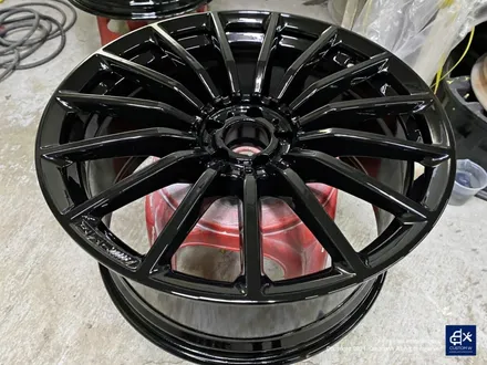 벤츠 GT43 AMG 휠수리 후 블랙유광 휠도색 / 용인 처인구