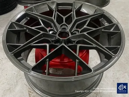 잊지 않고 재방문 주신 고객_! 벤츠 CLS53 AMG HRE 휠 상처 수리 후, 건메탈 그레이 휠도색 / 용인 처인구
