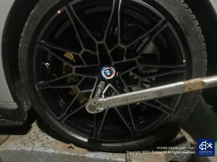 BMW G80 M3 컴페티션  826M 휠 깊은 상처 수리 후, 다이아몬드 커팅 복원 (feat. 블랙 틴팅(선팅) 한 것 같은 스모크 클리어 코팅 마감 처리까지_!) / 용인 처인구