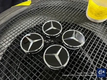 벤츠 GLB35 AMG 하이그로시 블랙 (유광 블랙) 휠 도색 작업으로 확 달라진 느낌 적인 느낌?! / 용인 처인구