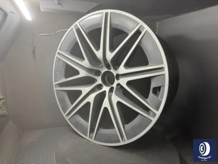 벤츠 GT43 AMG 휠 상처 수리 후, 하이그로시 블랙 (검정 유광) 휠 도색 / 용인 처인구