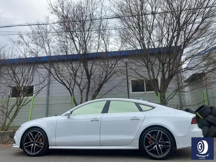 아우디 A7 50TFSI 20인치 다이아몬드 커팅 가공을 이용한 블랙 폴리시 커스텀 투톤 휠도색 + 심각한 부식 제거 후, 카본 세라믹 골드(오렌지 골드) 캘리퍼 도색 작업까지_! / 용인 처인구