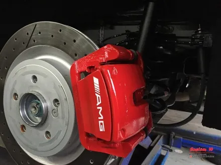 벤츠 A45AMG 맷블랙 휠도색&캘리퍼도색(레드) 폰카로 찍어본 작업기(아이뻐육탄) / 용인 처인구
