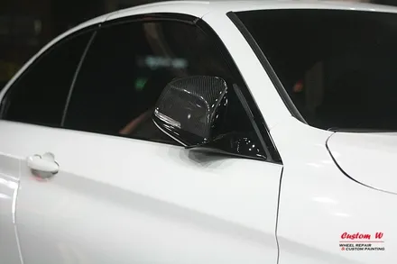 블랙폴리쉬가 잘 맞는 화이톤 바디의 BMW 428I 19인치 M휠 커스터마이징. / 용인 처인구