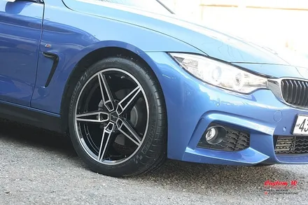 BMW 4시리즈 슈니처(AC Schnitzer) 도색 휠을 다이아몬드컷팅휠(블랙폴리시)로 변신하다. / 용인 처인구