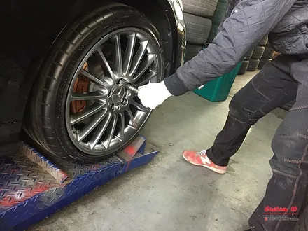 고스트크롬 휠도색 그리고 AMG 캘리퍼 처럼 캘리퍼도색- 벤츠 E클래스 쿠페. / 용인 처인구