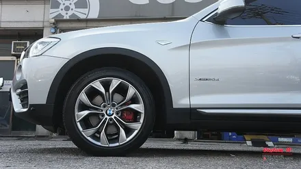 BMW X4의 림 프로텍터의 약간은 불편한 진실과 고스트크롬 휠도색 그리고 캘리퍼 레드 도색. / 용인 처인구