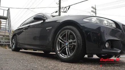 BMW 530D 18인치 휠수리와 고스트크롬 휠도색. / 용인 처인구