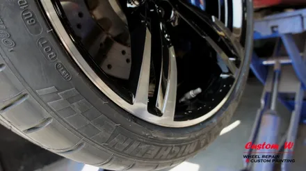 BMW M2,M3,M4에 사용되는 437M 스모크 마감 다이아몬드컷팅 휠 정확한 컬러로 휠수리!(BMW M4,3GT 장착 된 M4휠) / 용인 처인구