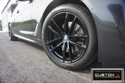BMW G30 5시리즈 블랙유광 휠도색. / 용인 처인구