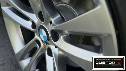 BMW 420d 그란쿠페 18인치 스포츠휠 휠 상처수리 후 고스트크롬 휠도색. / 용인 처인구