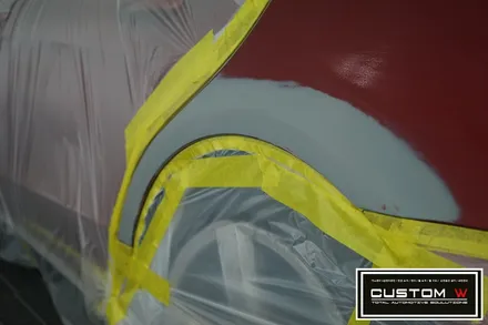 벤츠 CLS 250 상처 심한 휠 다이아몬드 컷팅 휠수리 , 운전석 리어휀더, 범퍼 판금도색 외형복원 작업까지 한번에_! 원스탑 토탈 솔루션 커스텀W / 용인 처인구