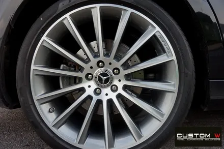 벤츠 W222 S350d 20인치 마차휠 상처 수리 후, 다이아몬드 컷팅 휠 수리 복원. / 용인 처인구