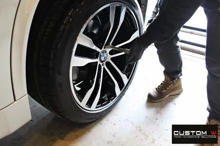 BMW X5 M50d 휠 상처 수리 블랙폴리시 복원 / 용인 처인구