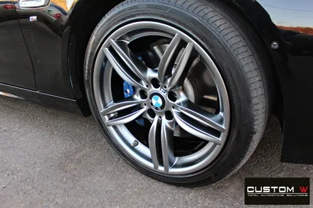 BMW 530d 휠 상처 수리 후 고스트 크롬 휠도색 / 용인 처인구
