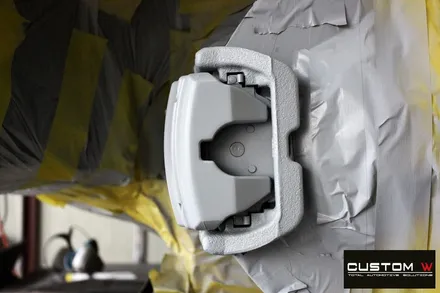 벤츠 21년식 E53 AMG 블랙 실버 투톤 무광 휠도색 + 건메탈 캘리퍼 도색 / 용인 처인구