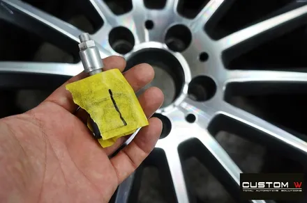 벤츠 E450 카브리올레 E53 블랙 실버 유광 투톤 휠도색 그리고 굴절 수리까지 / 용인 처인구