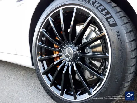 벤츠 GT43 AMG 블랙실버투톤 휠도색 + 카본 세라믹 골드 캘리퍼도색 / 용인 처인구