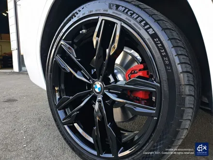묵직한 블랙휠의 매력! BMW X3 M40i 718M 블랙유광 휠도색 / 용인 처인구