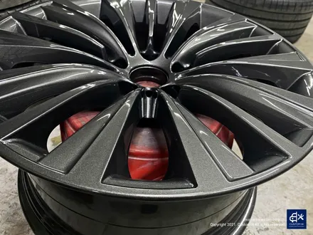 BMW 5GT 휠 수리 후 건메탈 휠도색 + 블루 캘리퍼 도색 / 용인 처인구