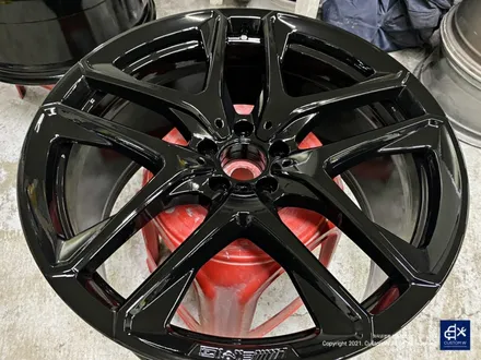 벤츠 GLE53 AMG 쿠페 블랙유광 휠도색 + 레드 캘리퍼 도색 / 용인 처인구