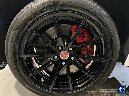 재규어 F타입(F-TYPE) 휠수리 후 블랙유광 휠도색 / 용인 처인구