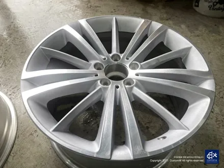 벤츠 CLS400d 휠수리 후 블랙유광 휠도색 / 용인 처인구