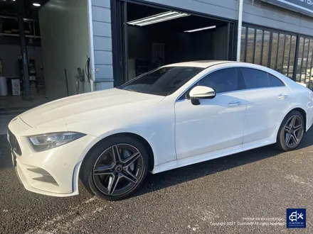 벤츠 CLS300d  블랙 실버 투톤 유광 휠도색 + 레드 캘리퍼 도색 / 용인 처인구