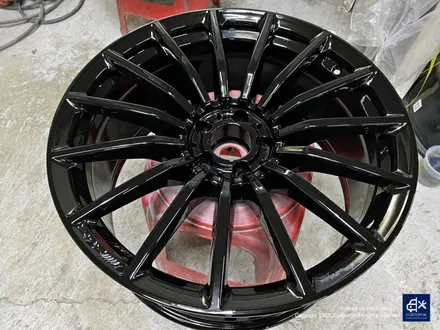 벤츠 GT43 AMG 휠수리 후 블랙유광 휠도색 / 용인 처인구