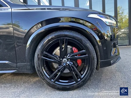 볼보 XC90 휠수리 후 블랙유광 휠도색 / 용인 처인구