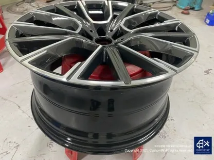 BMW G11 730D  깊게 파인 심한 휠 상처 수리 후, 다이아몬드 커팅 복원 / 용인 처인구