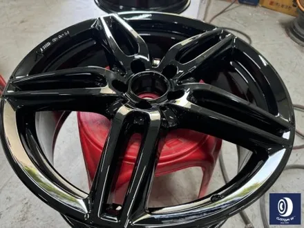감동적인 후기글을 작성해 주신 고객분의 차량/ 벤츠 E220D 카브리올레 19인치(일명 AMG 별휠) 블랙 유광 휠도색 (feat. 보험 긴급 출동 서비스를 이용한 캐리어 카 입출고) / 용인 처인구