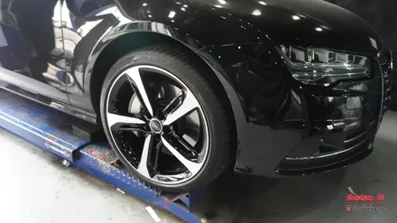 A7휠을 RS7 다이아몬드컷팅휠 처럼 만들다! 다이아몬드컷팅 휠수리를 이용한 블랙폴리쉬 휠 만들기. / 용인 처인구