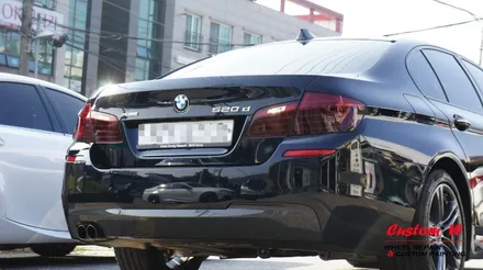 BMW 520D M에어로다이나믹프로의 휠이라면 고스트크롬 휠도색이 딱입니다(FEAT. 블루캘리퍼도색). / 용인 처인구