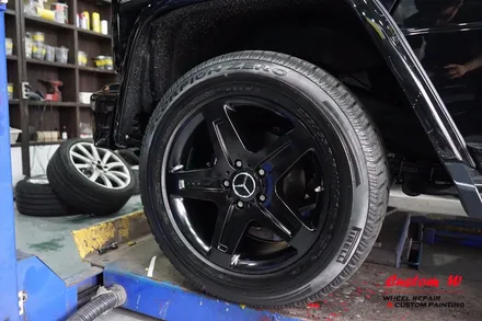 상남자의 차 벤츠 G350d G바겐 맷블랙 휠도색, 블랙 캘리퍼도색, 벤츠코딩서비스(내기순환유지,미러링크활성화) / 용인 처인구