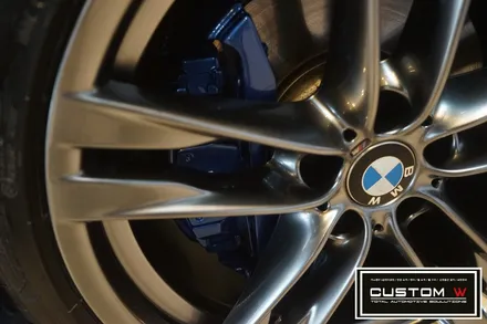 BMW 640D 20인치 고스트크롬 휠도색, M퍼포먼스 블루 컬러 캘리퍼도색. / 용인 처인구