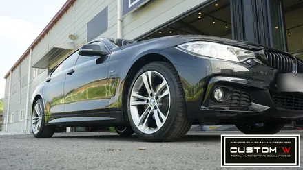 BMW 420d 그란쿠페 18인치 스포츠휠 휠 상처수리 후 고스트크롬 휠도색. / 용인 처인구