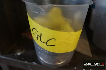 벤츠 GLC 350E 밋밋한 순정 휠 컬러에서 블랙 유광 휠도색, 캘리퍼도색. / 용인 처인구