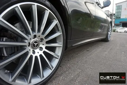 벤츠 W222 S350d 20인치 마차휠 상처 수리 후, 다이아몬드 컷팅 휠 수리 복원. / 용인 처인구