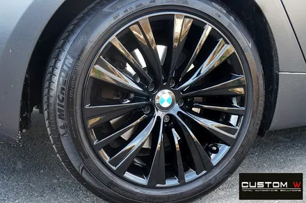 BMW 5GT 블랙유광 휠 도색 / 용인 처인구