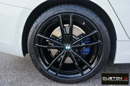 BMW G20 330i 블랙유광 휠도색 / 용인 처인구