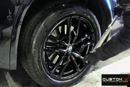 BMW X4 19인치 휠 블랙유광 휠도색 / 용인 처인구
