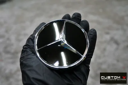 벤츠 E53 AMG 블랙 실버 투톤 유광 휠도색 + 레드 캘리퍼 도색 / 용인 처인구